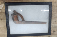 Antique Primitive Hand-Carved Stone Rock Tobacco Pipe Lizard Feature picture