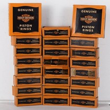 New Old Stock Harley Davidson Motorcycle Piston Rings & Pins - 24 Pieces In All picture