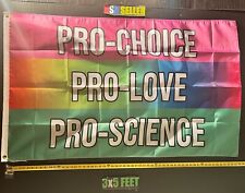 Pro Women Pro Choice Flag FREE USA SHIP Science Womens Rights BMP USA Sign 3x5' picture