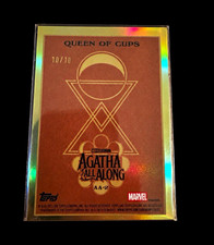 Topps 2025 Topps Chrome Marvel Agatha Queen of Cups AA-2 Serial 🌟#10/10🌟 picture