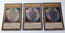 3 x Apprentice Illusion Magician - LEDD-ENA03 - Ultra Rare (Gold Text)- Yugioh picture
