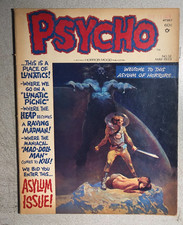 PSYCHO #12 (1973) Skywald B&W horror comic magazine Jeff Jones cover VF picture