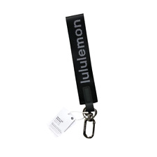Lululemon Black Never Lost Bag Keychain 1.7