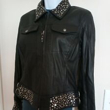 HARLEY DAVIDSON  WOMENS LEATHER ROXY HD LINED  RIDING JACKET . SIZE  SMALL picture