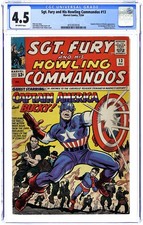 Sgt. Fury #13 CGC 4.5 1964 4151872018 picture