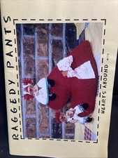 Raggedy Pants 5” Raggedy Doll Pattern With Big Heart “Hearts Abound” # 170 Uncut picture
