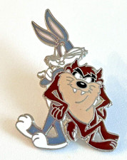 WB Bugs Bunny And Taz Tasmanian Devil Looney Tunes Pin Warner Bros picture