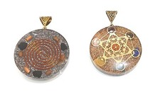 7 chakra metatron cube reiki emf protection pendant unisex orgone pendant picture