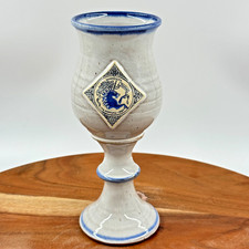 VTG Minnesota Renaissance Festival 1987 Goblet Chalice DENEEN POTTERY Excellent picture