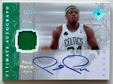 Paul Pierce 2006-07 Ultimate Collection Autographs Patch 15/15 picture