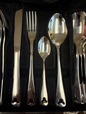Disney Parks Mickey Mouse Icon 24 Piece Satin Flatware Set Service For 6 picture