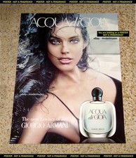 GIORGIO ARMANI Women's Fragrance POSTER Emily DiDonato - 22