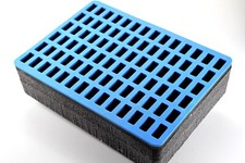 Precut 84 knife foam for Harbor Freight Apache 4800 / Pelican 1520 case Blue Top picture