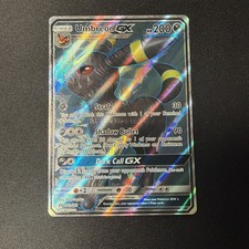 Pokémon Umbreon GX TCG Full Art Ultra Rare Holo Card 142/149 Sun & Moon Base ✅️ picture