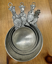 Vintage Pewter Crosby & Taylor Fish Measuring Cup 15’ long wall fixture included picture