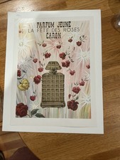 1951 PARFUM JEUNE Caron PRINT AD La Fete Des Roses Parfum Bottle picture