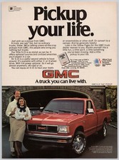 1984 GMC S-15 S15 Red Pickup Truck Vintage Print Ad picture
