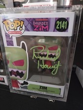 Funko Invader Zim Zim #2141 Autographed JSA Richard Horvitz GalaxyCon picture