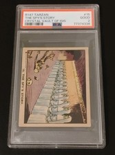 R147 Tarzan Crystal Vault Of Isis #15 The Spys Story PSA 2 1936 Schutter Johnson picture