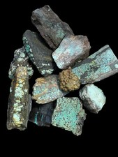 750 Grams Mixed Hubei Turquoise Nugget All Natural NEEDS STABILIZATION picture