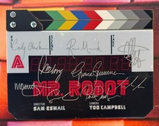 🎬 MR ROBOT Final Season Limited Edition Clapper Slate #33/200 Rami Malek RARE picture