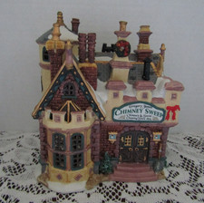 Vtg. Lemax Caddington Village Lighted Porcelain 
