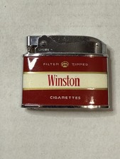 Vintage Zenith Advertising Lighter, WINSTON CIGARETTES, Filter Tipped, Japan. picture
