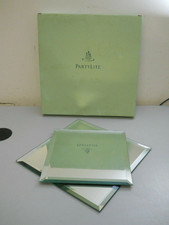 PartyLite  Square Beveled Edge Mirror Candle Coasters - Set of 2 (P7035) picture
