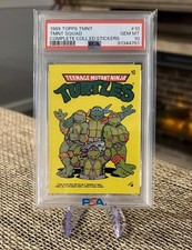1989 Topps Teenage Mutant Ninja Turtles Collectors Edition Sticker #10 PSA 10 picture
