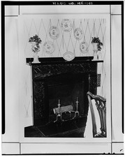 Bath Maine George F Patten House 1971 Marble Mantel Dining Room Fireplace picture