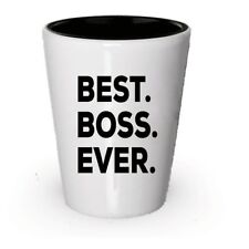 Boss Gift - Best Boss Ever Shot Glass For Women Men - Appreciation Gifts -... picture