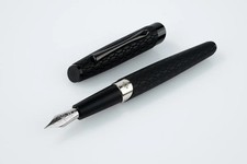 Diplomat Cobra Fountain Pen - Black Guilloche picture