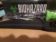 Biohazaro Zombie Suruiual Gear 13 in over All 9 1/2 in Blade Zombie Killer Rubbe picture