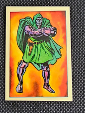 1984 LEAF MARVEL COMICS SECRET WARS STICKER #87 DOCTOR DOOM picture