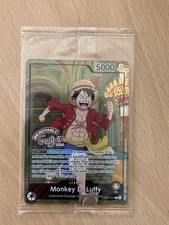One Piece Card Game Monkey D. Luffy OP13-001 PROMO Grévin Museum SEALED picture