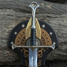 Anduril Narsil Sword King Elessar Steel Replica Lord of the Rings Hand Forged picture