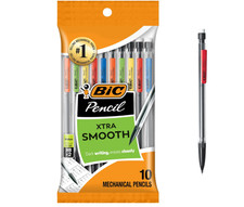 BIC Xtra-Smooth Mechanical Pencils With Erasers, Medium Point (0.7mm), 10-Count  picture