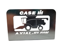 Case IH Desk Plaque Laser Cut Axial Flow Combine Metal Cut Grand Island Plant picture