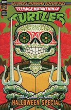 🟢🔥 TMNT SATURDAY MORNING ADVENTURES HALLOWEEN SPECIAL #1 GONZO VARIANT D 2023 picture