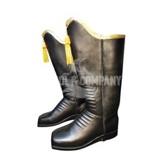Hessian Military Boot With Golden Tassel & Trim Size Us 5 to 15 picture