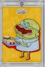 2025 TOPPS CHROME SPONGEBOB 1/1 SKETCH - OLD MAN JENKINS (MAKE OFFER)  picture