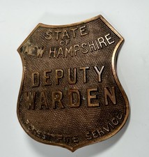 Vintage 1930’s State of New Hampshire Deputy Warden Forest Fire Service Pin picture