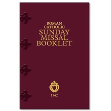 Large Print 1962 Roman Catholic Sunday Missal Booklet Paperback picture