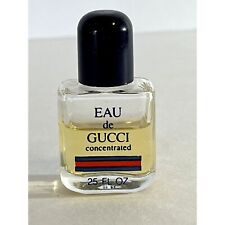 Vintage Eau De Gucci Concentrated Miniature Mini Cologne Splash READ DESCRIPTION picture