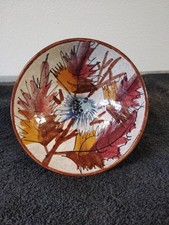 Florentine Originals Italian Pottery Hand Painted Pedestal Bowl Dish picture