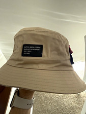 Dutch Bros Coffee Beige Bucket Hat Mystery Hat Drop Kansas 10/03 picture