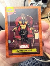 2024 Topps Chrome Marvel Sapphire Edition Orange Kitty Pryde  #95 /25 PSA 9 picture