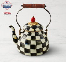MacKenzie-Childs Courtly Check Tea Kettle - 2Qt picture