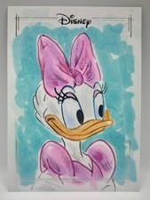 2026 Topps Chrome Disney Daisy Duck Sketch Auto TRUE 1/1 picture