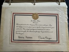 Ronald and Nancy Reagan Signed Letter picture